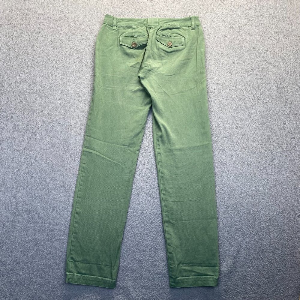 Cabi Women's Green Low Rise Stretch Skinny Pants Size 0,Pockets,Zipper - Picture 2 of 9